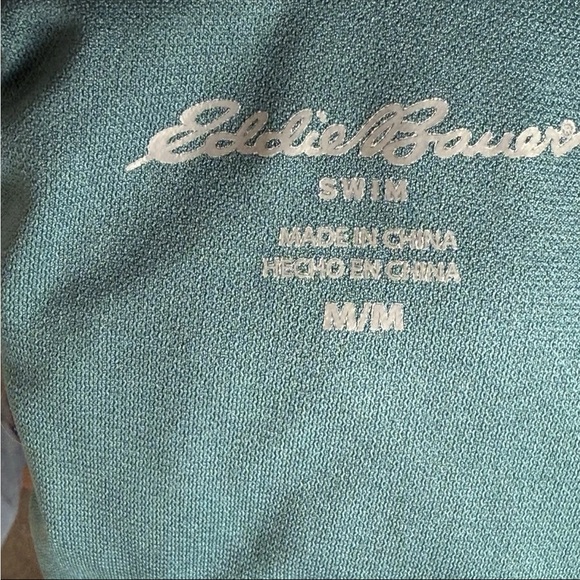 Eddie Bauer Women's Teal Swimsuit-One-piece Size Medium - Picture 4 of 5